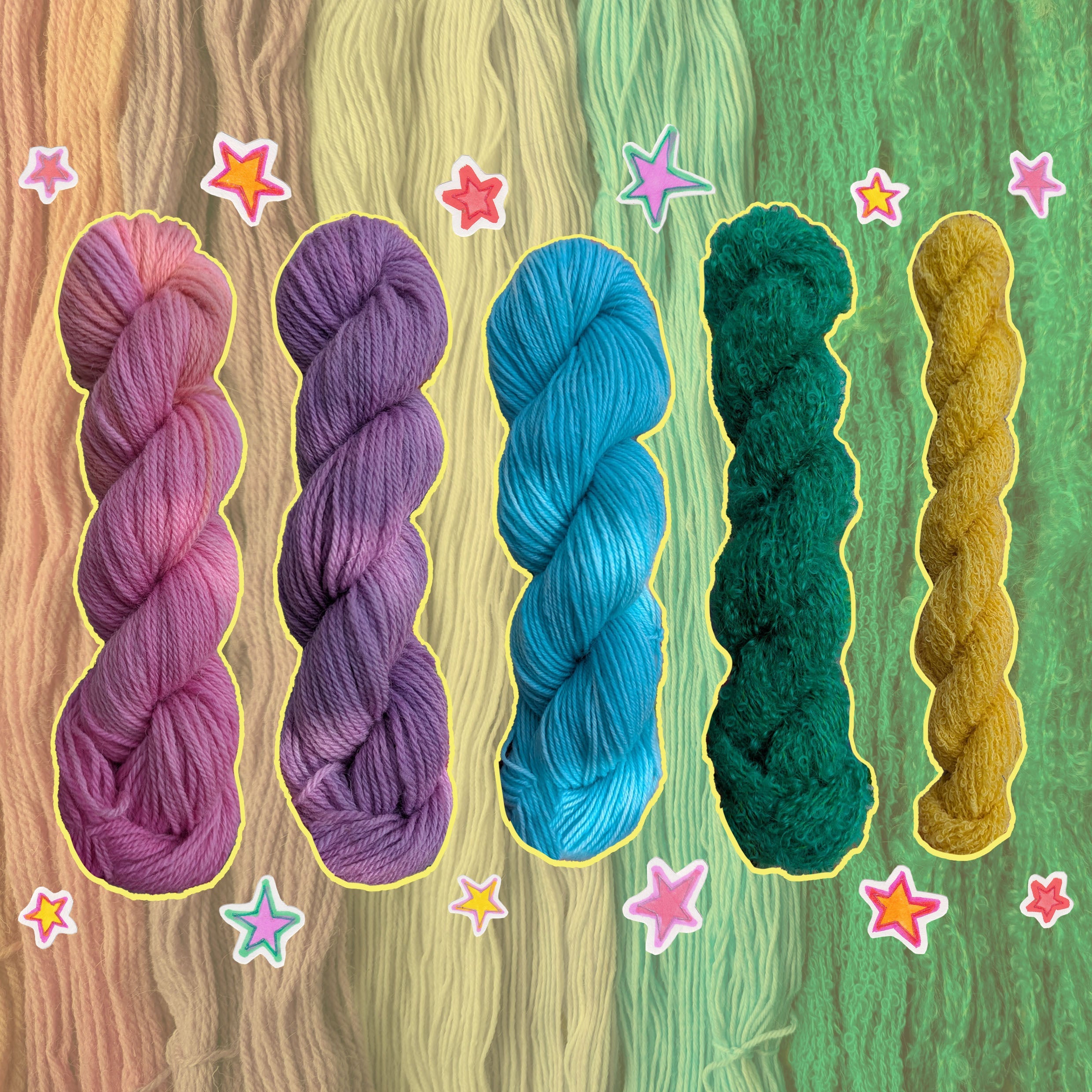 Hand Dyed Yarn ⋆˚࿔