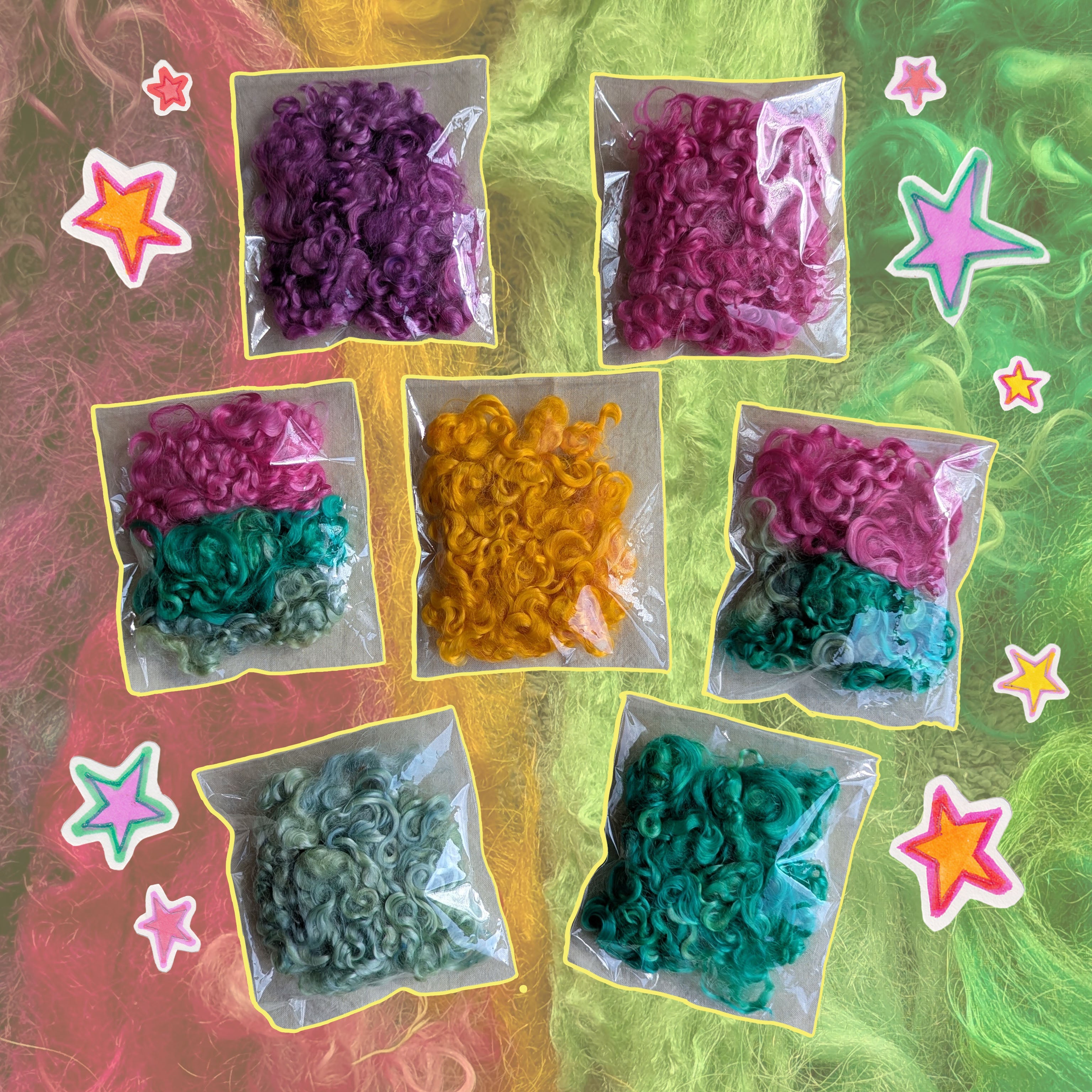 Hand Dyed Locks ❀࿐