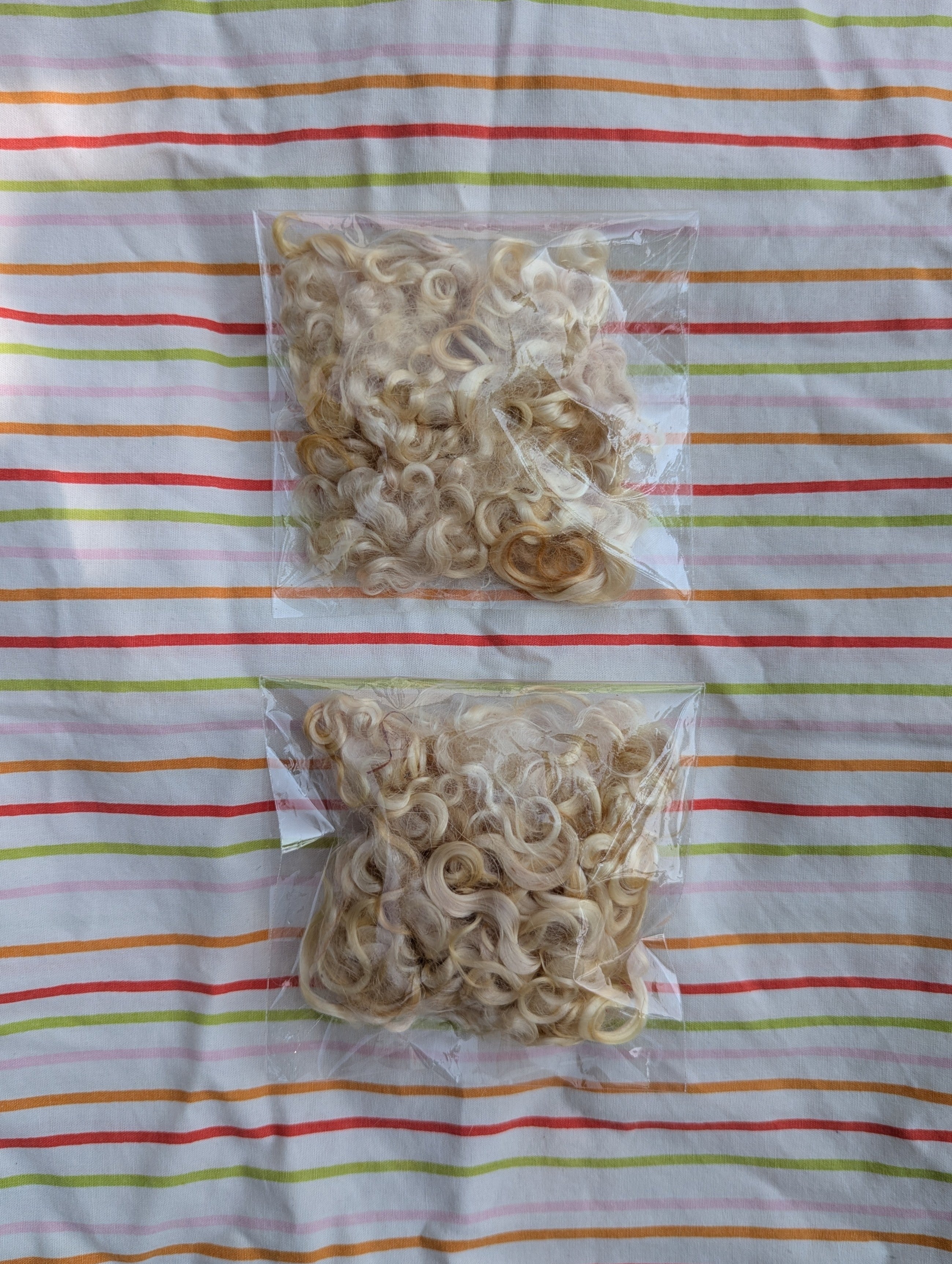 Golden Mohair Locks ❀࿐