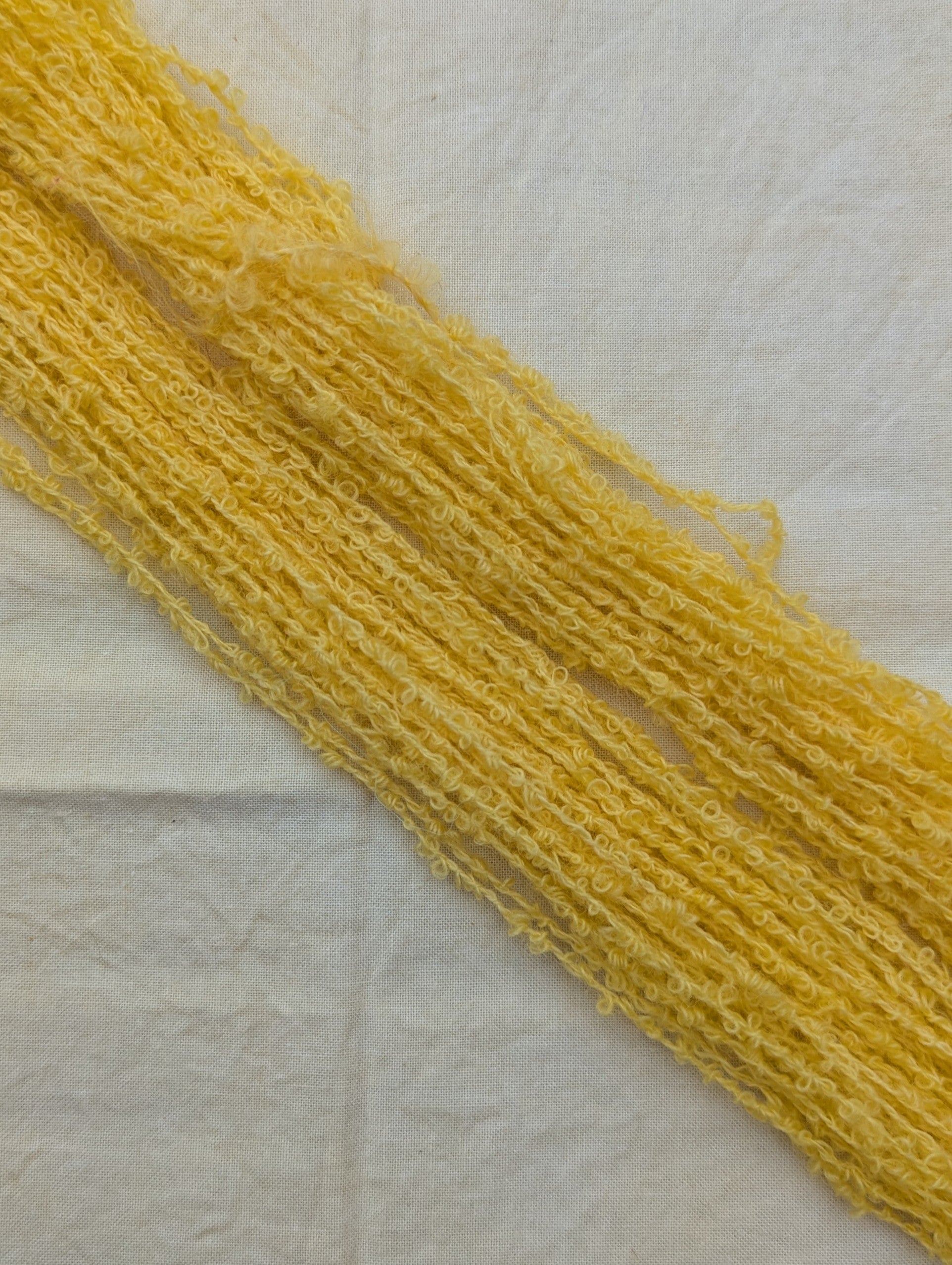 Yellow Lace Loop  ⋆˚࿔ hand dyed yarn