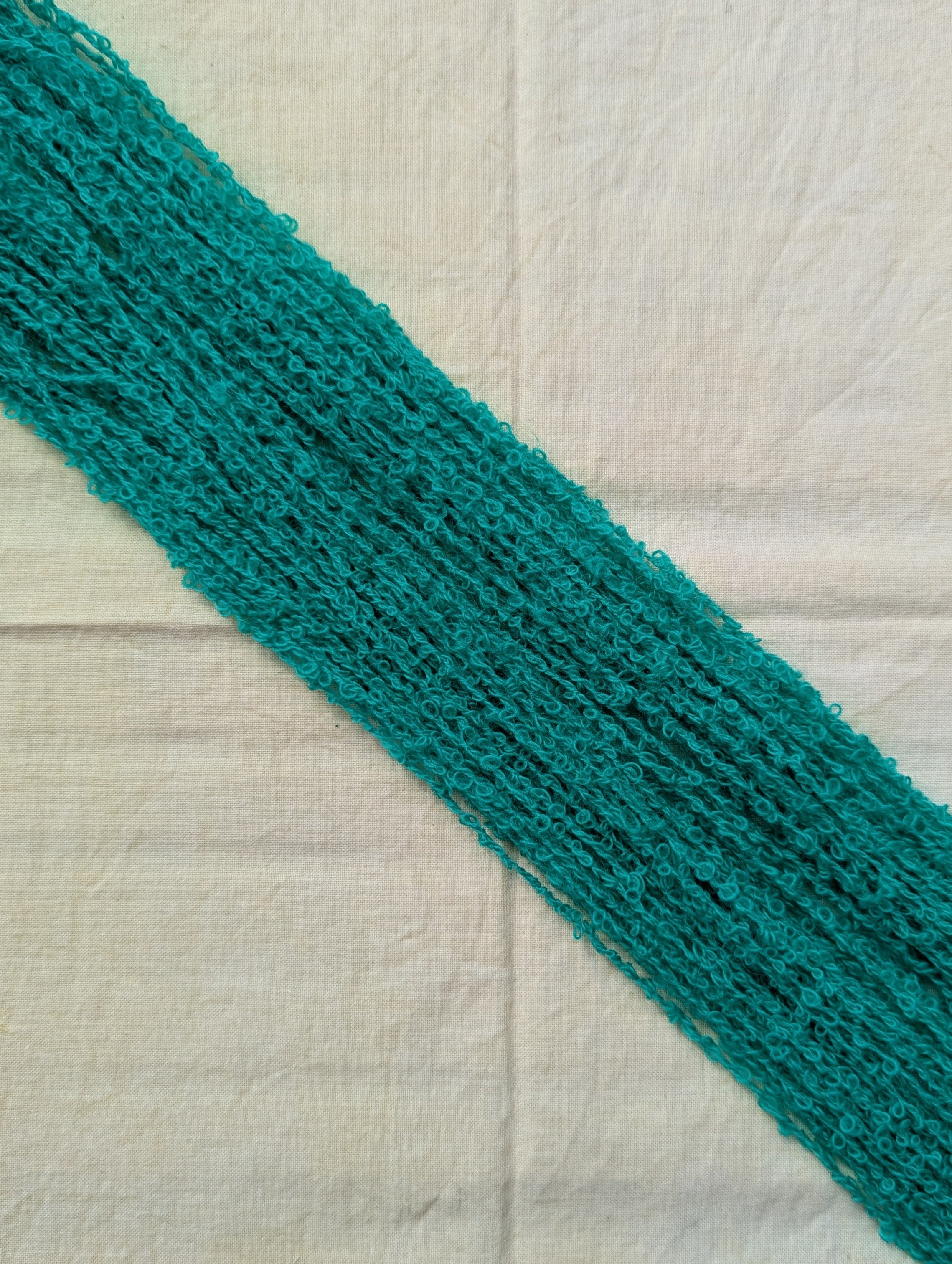 Emerald Lace Loop  ⋆˚࿔ hand dyed yarn