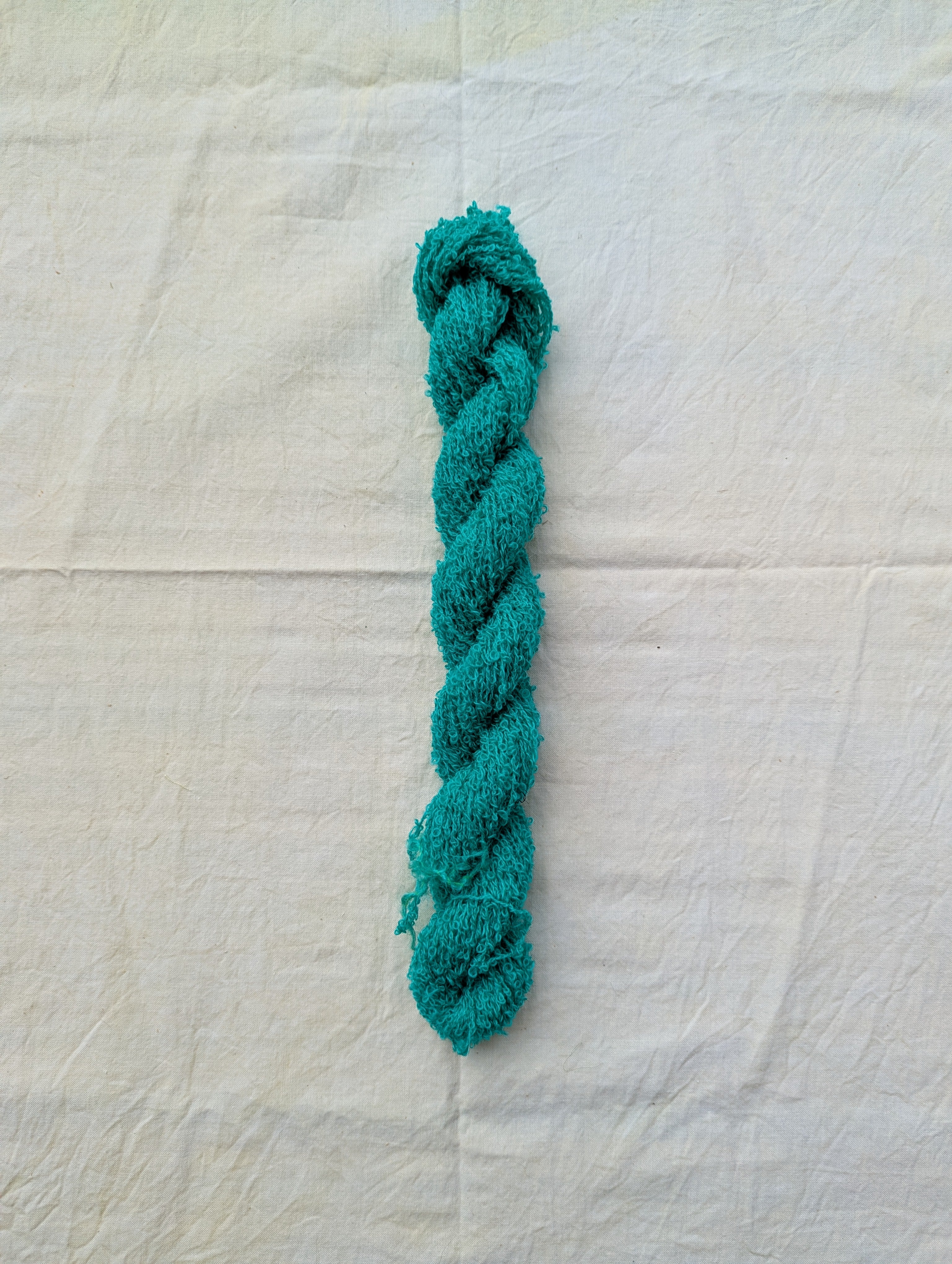 Emerald Lace Loop  ⋆˚࿔ hand dyed yarn