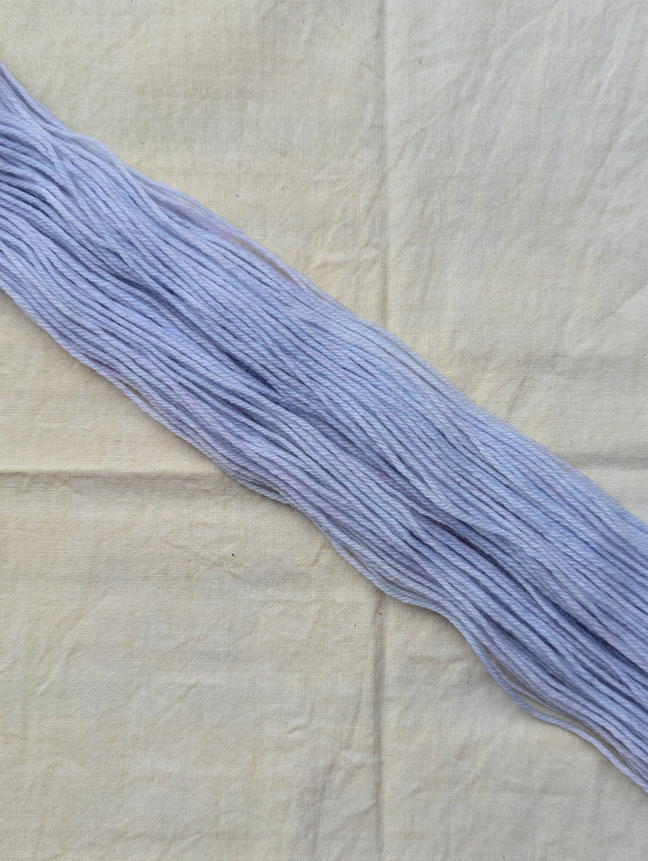 Light Lilac #2  ⋆˚࿔ hand dyed yarn