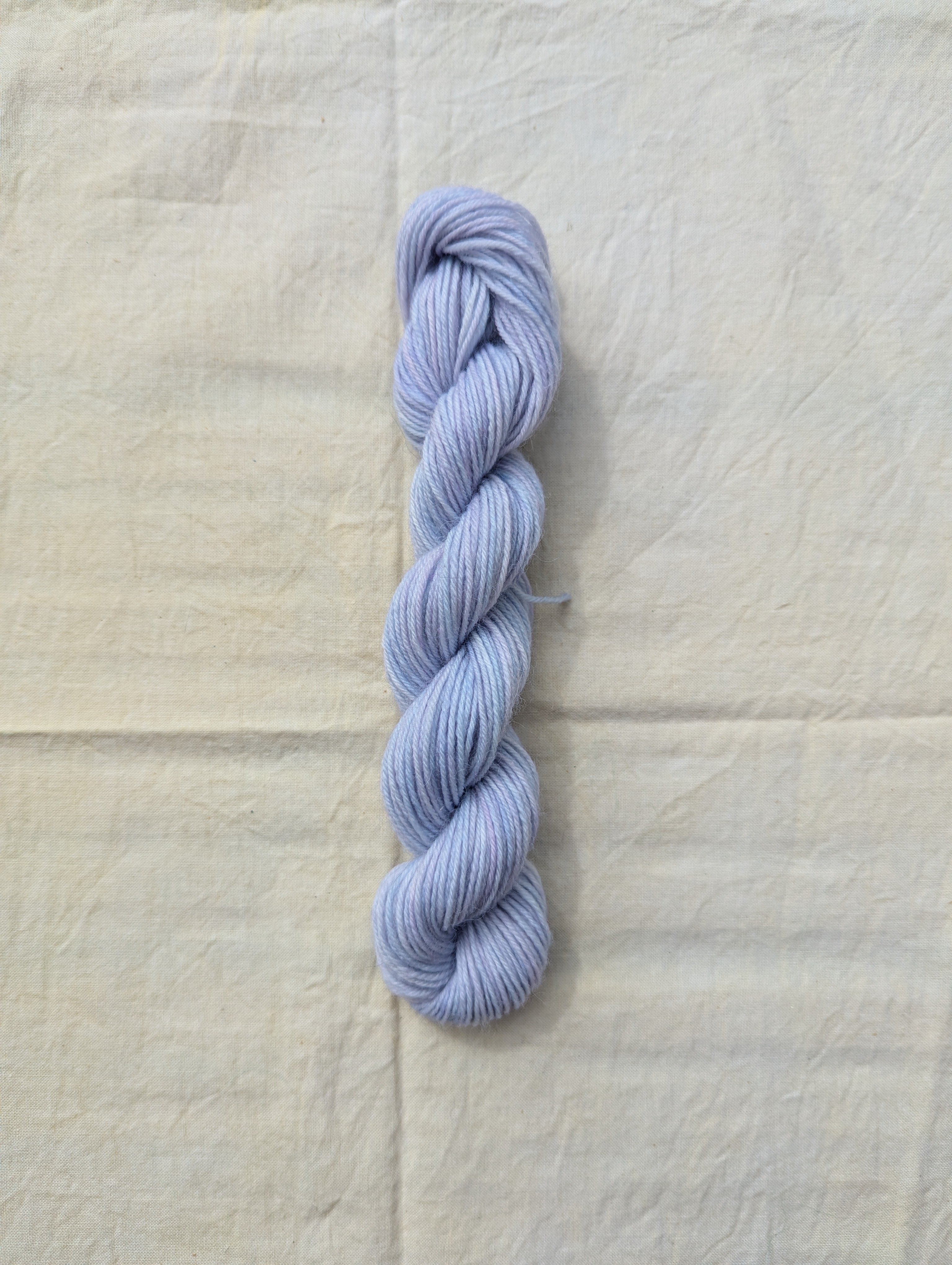 Light Lilac #2  ⋆˚࿔ hand dyed yarn
