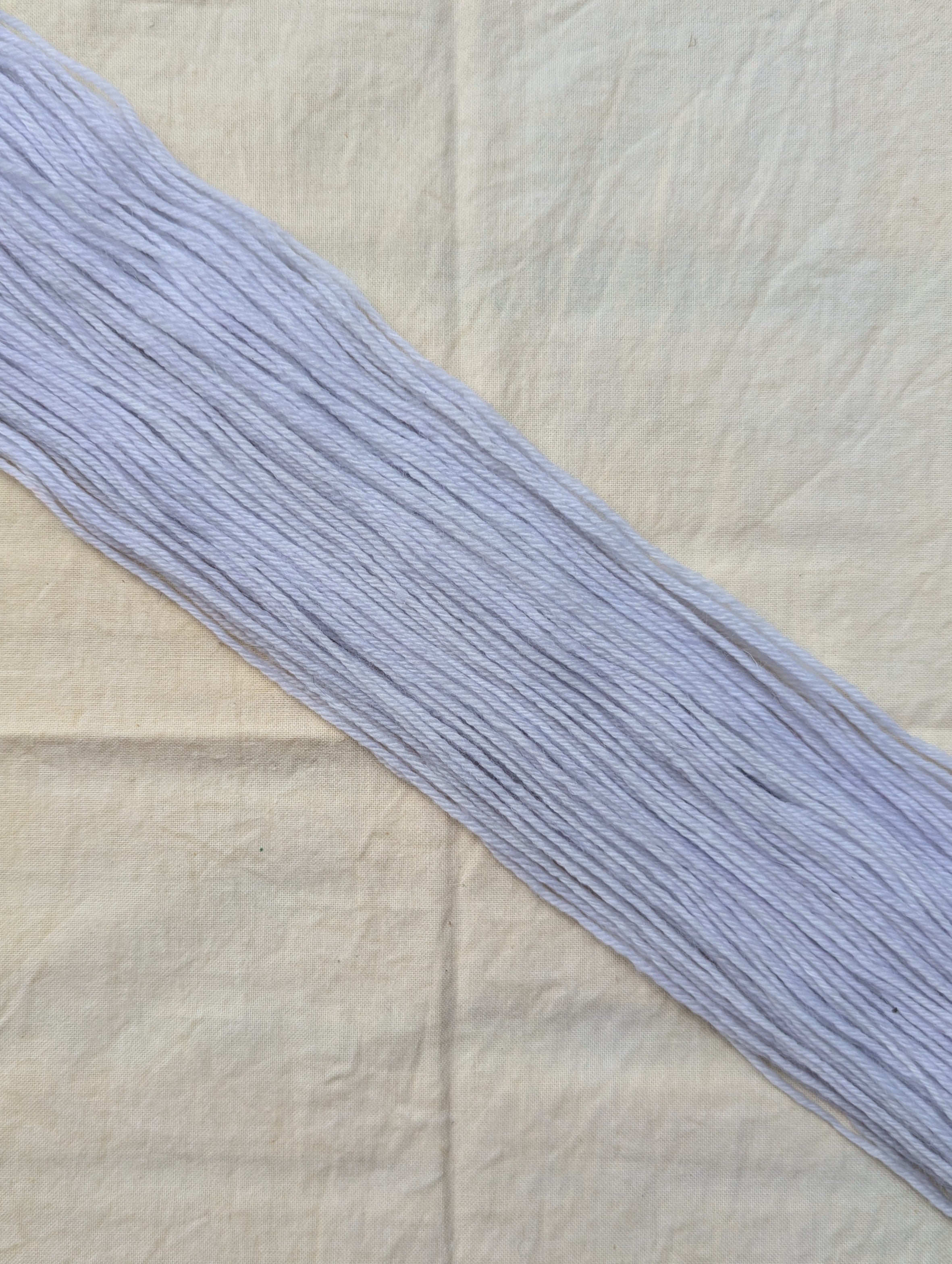 Light Lilac #1  ⋆˚࿔ hand dyed yarn