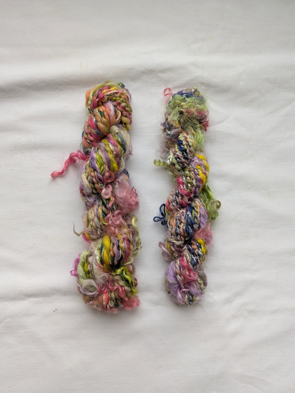 Flowers in the Sky Pair ⋆｡°✩ handspun yarn