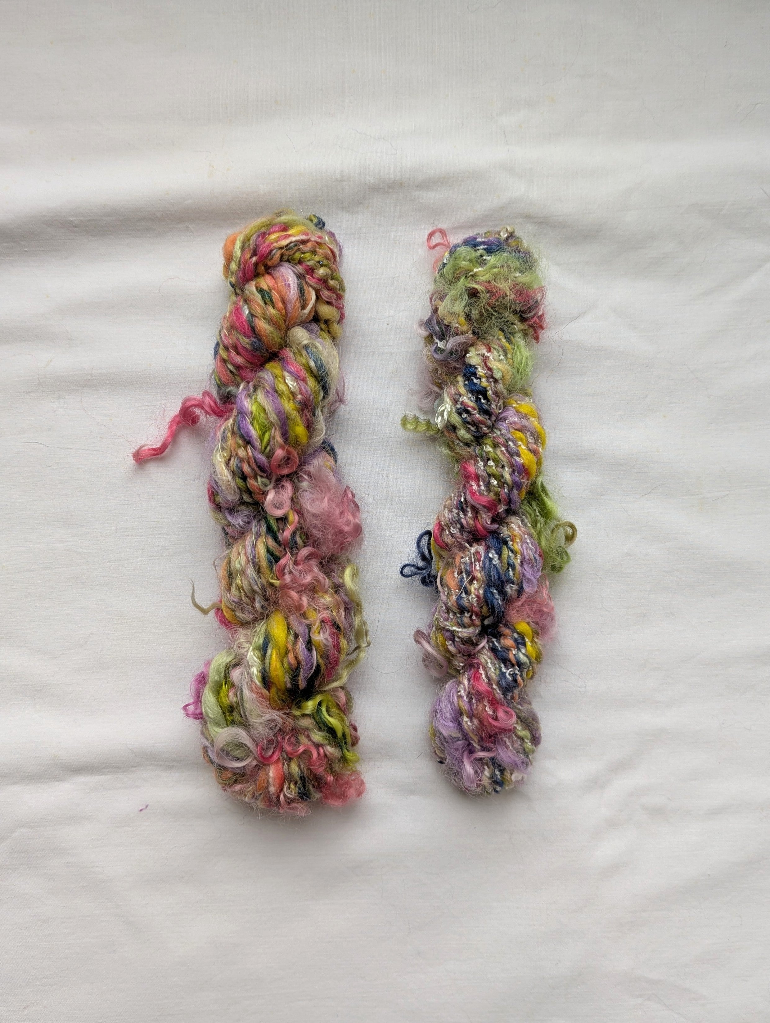 Flowers in the Sky Pair ⋆｡°✩ handspun yarn