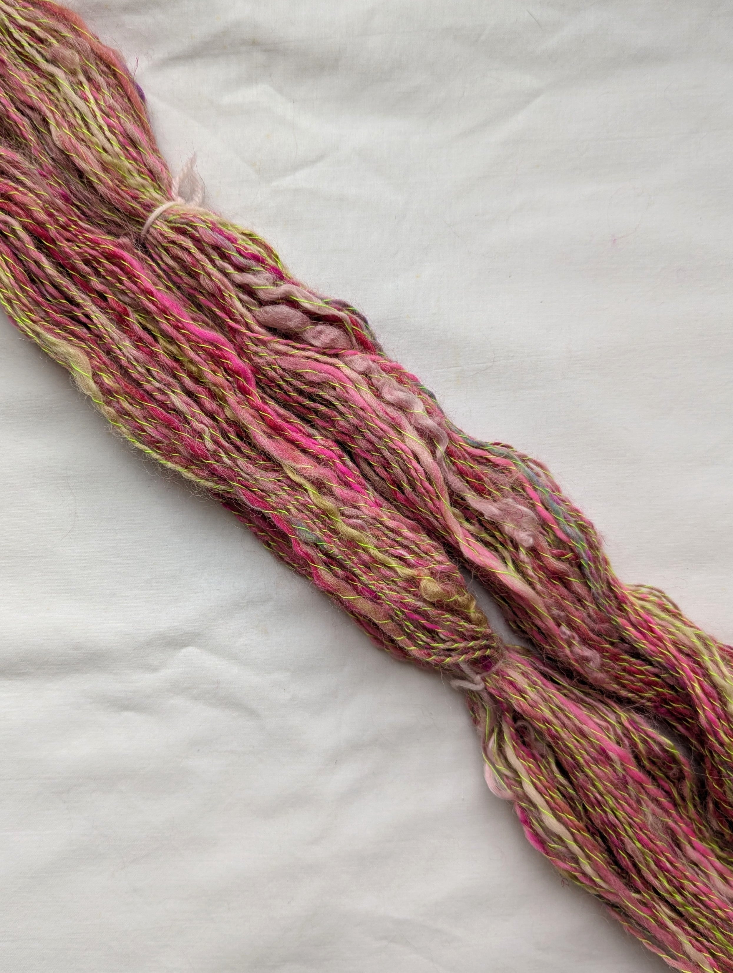 Strawberry Shortcake ⋆｡°✩ handspun yarn