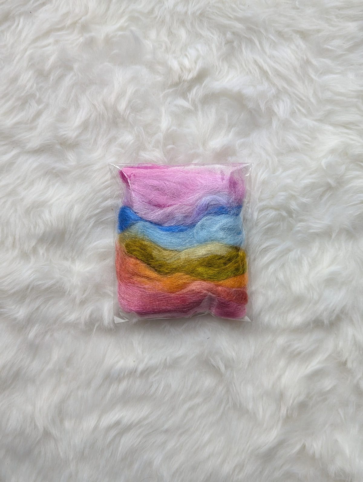 Rainbow Glitter ✿ fibre pack