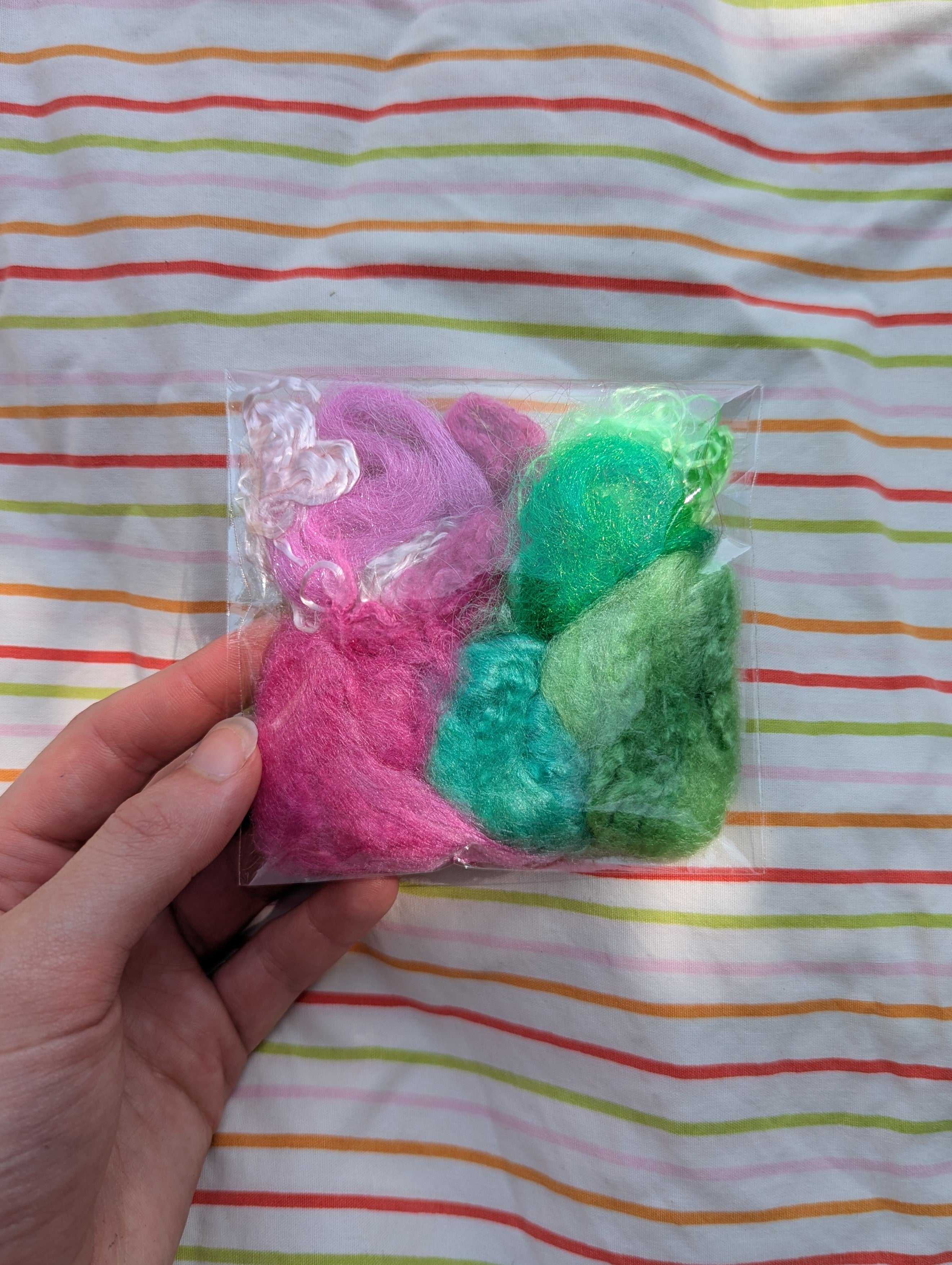 Pink Moss ⋆˚✿˖° sampler fibre pack