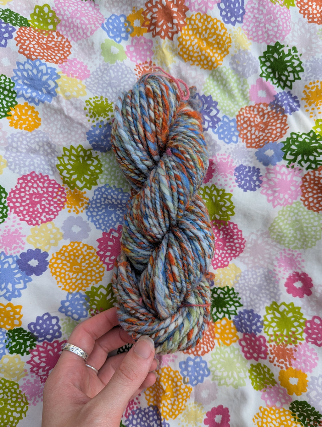 Flora  ⋆｡°✩ handspun yarn