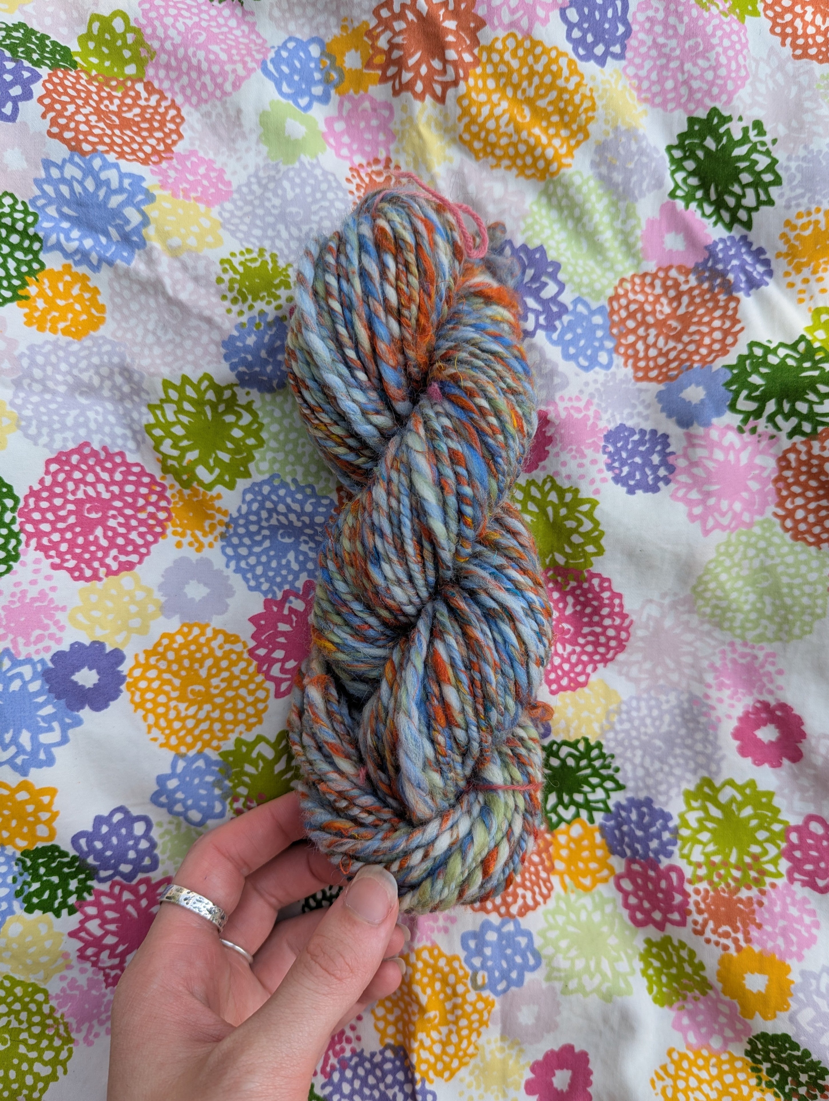 Flora  ⋆｡°✩ handspun yarn