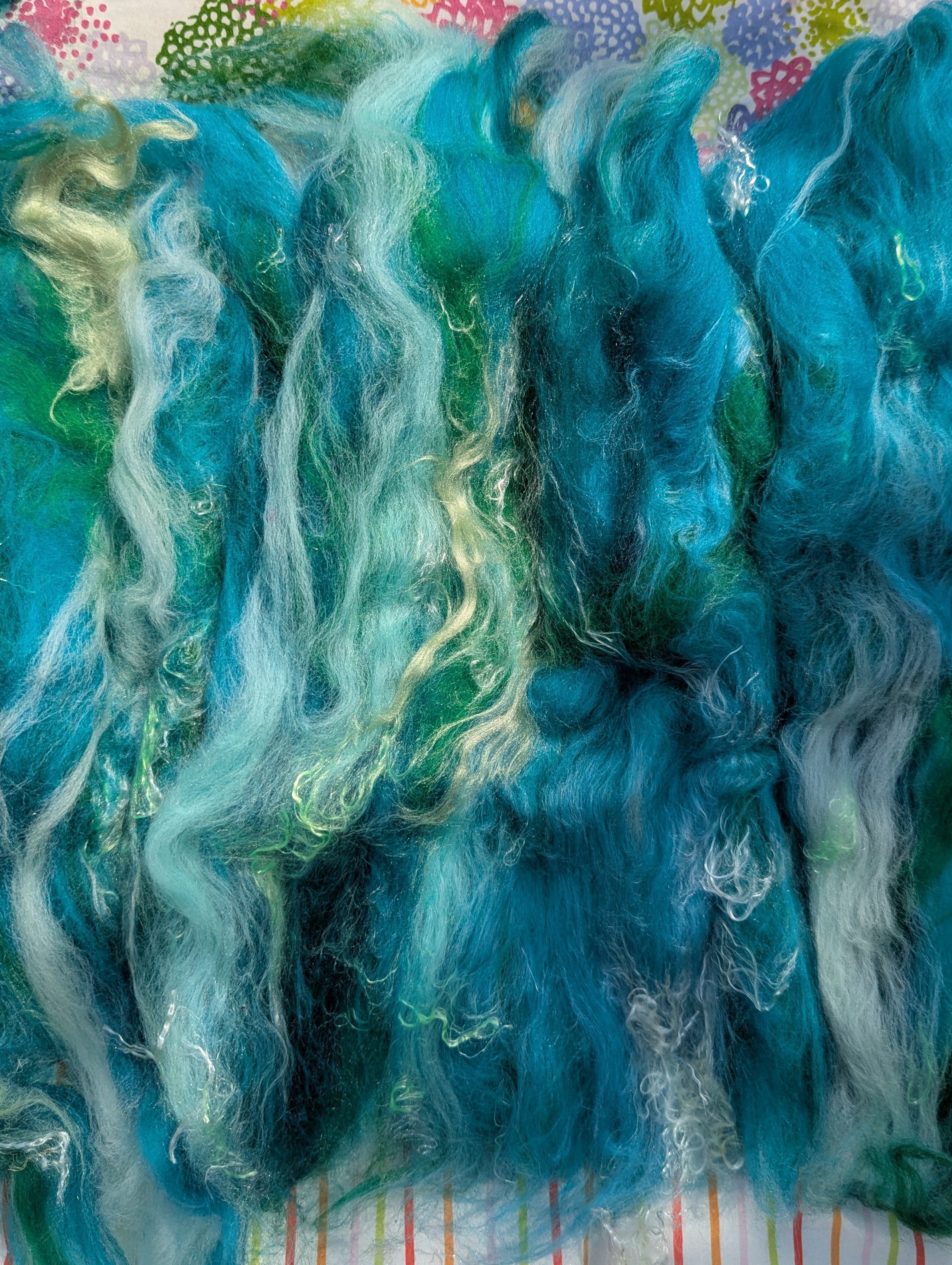Teal and Green ⋆˚꩜｡༊*·˚ art batt