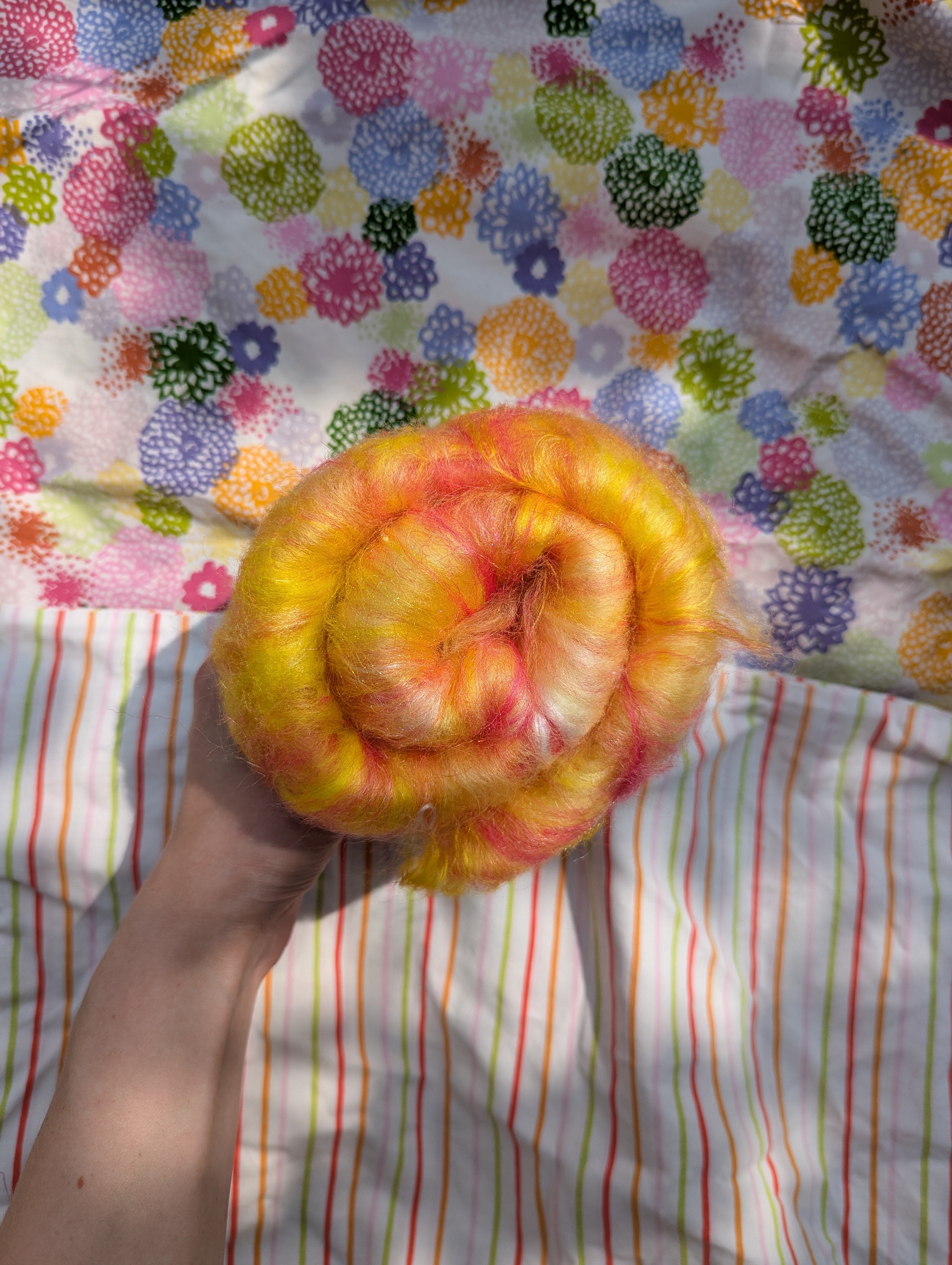 Pink and Yellow ⋆˚꩜｡༊*·˚ art batt